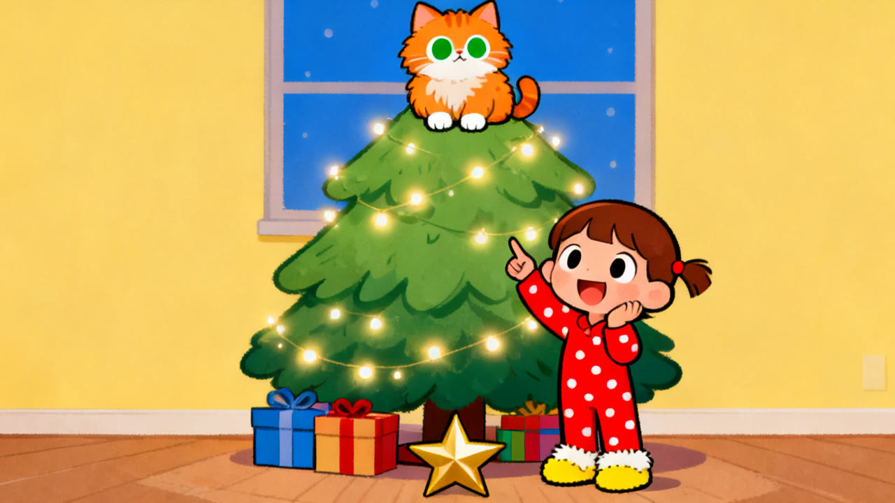 Decorating the Christmas Tree: Top and Bottom