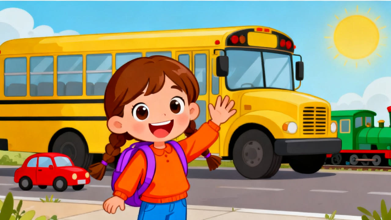 Here Comes the Bus! Cars, Buses and Trains