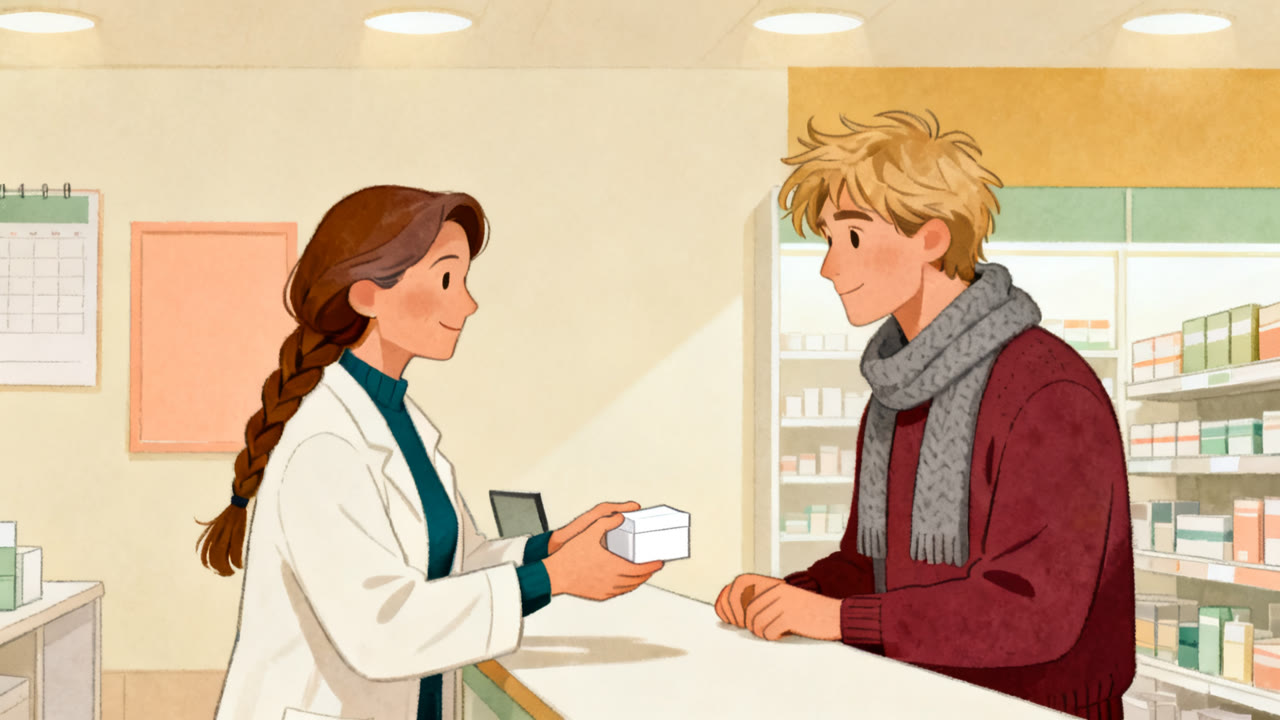 At the Pharmacy: Medicine for a Cold