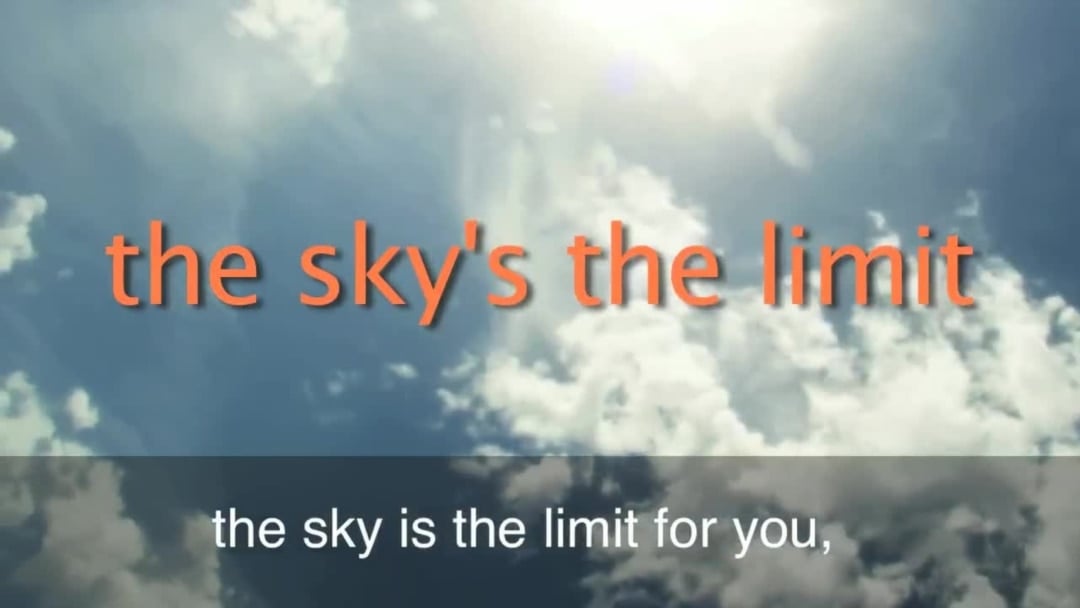 English in a Minute: The Sky's the Limit