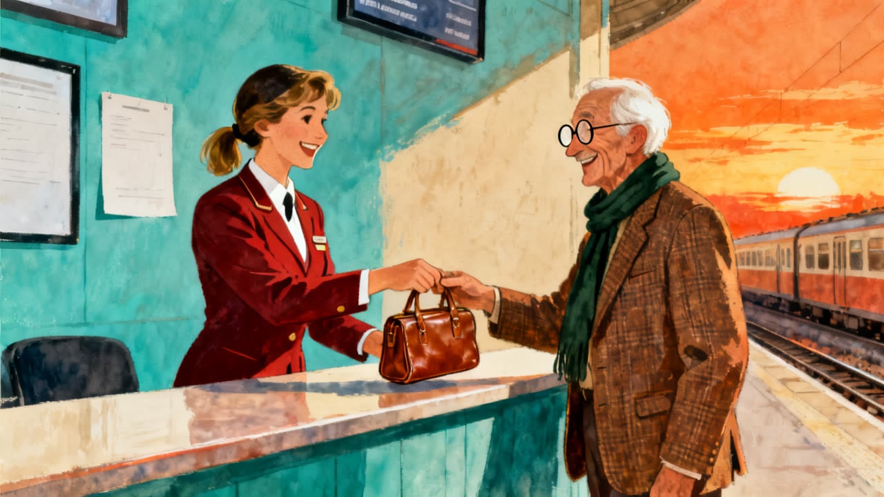 Reporting a Lost Bag at the Train Station