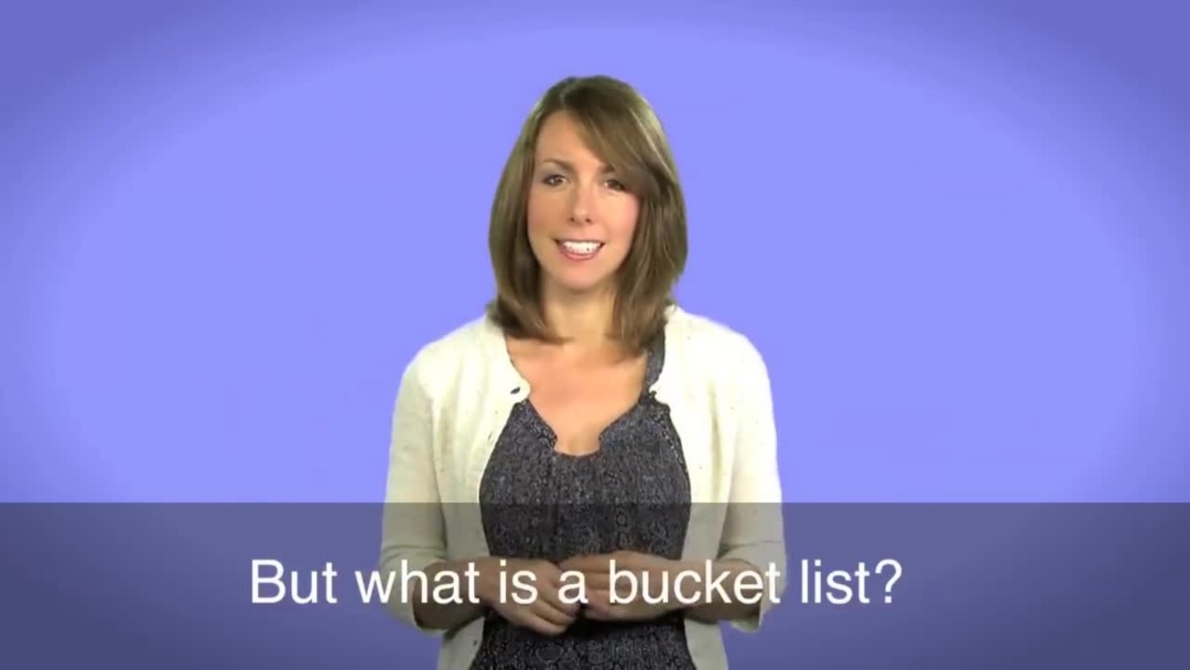 English in a Minute: Bucket List