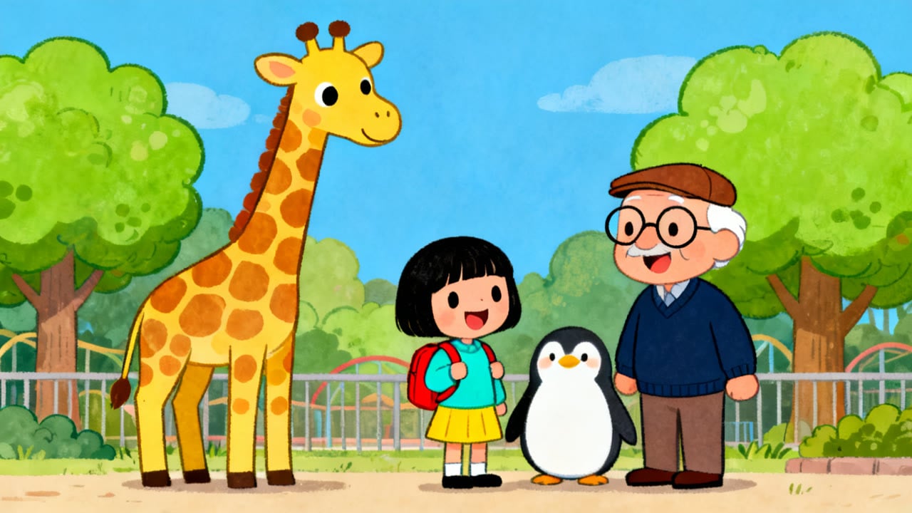 At the Zoo: Tall and Short