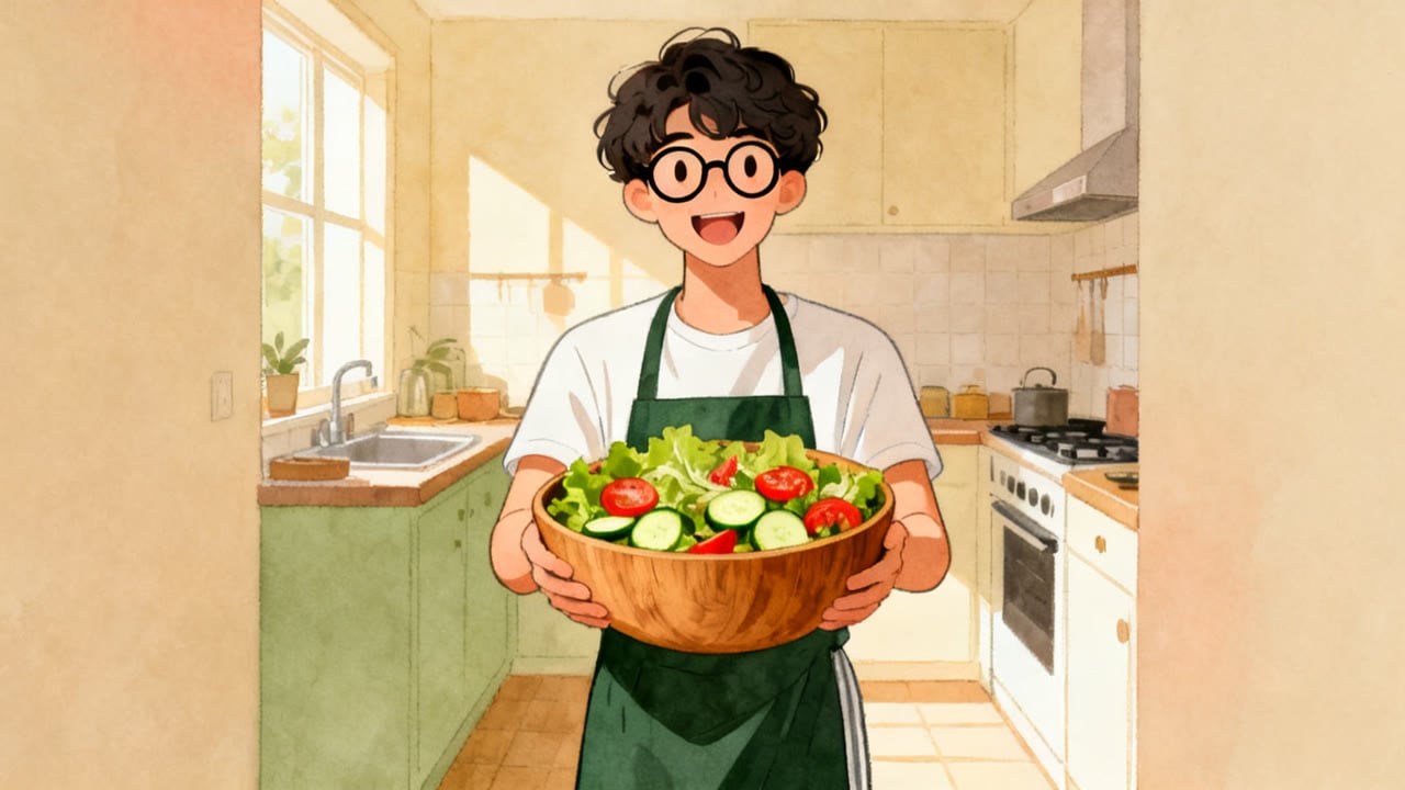 A Day in My Life 17: Making a Salad