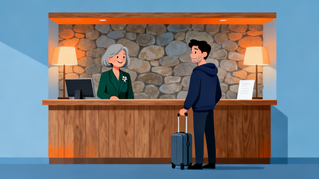 Booking a Hotel Room by Phone: Reading Out Your Number