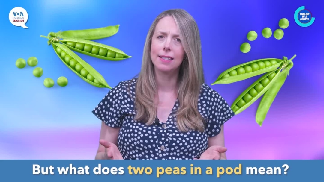 English in a Minute: Two Peas in a Pod