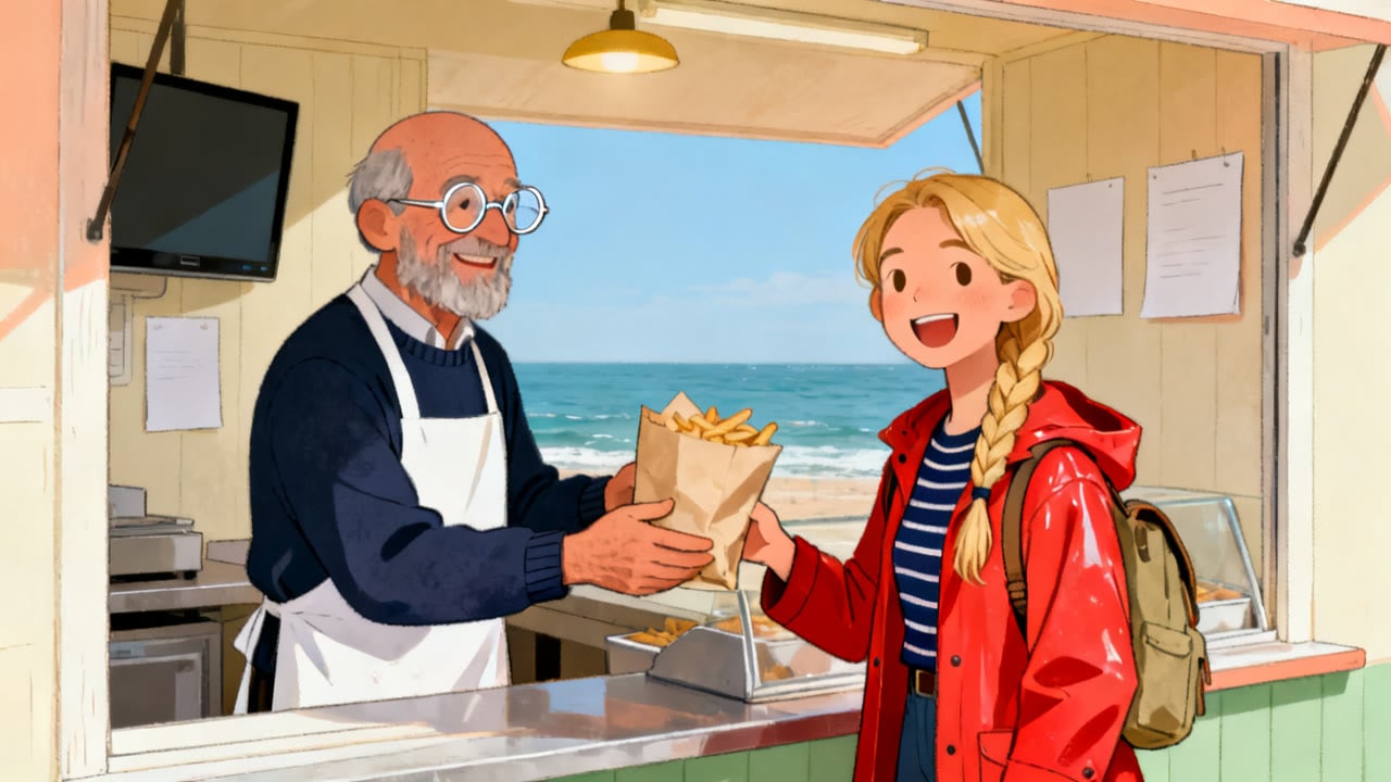 Fish and Chips by the Sea