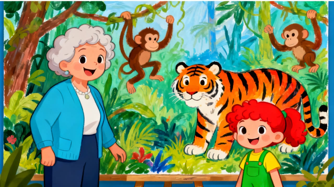 The Jungle Painting at the Museum