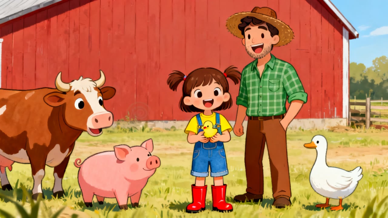 Animal Sounds on the Farm: What Does the Cow Say?