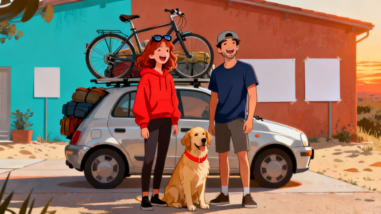 Fitting Everything in the Car Before a Road Trip