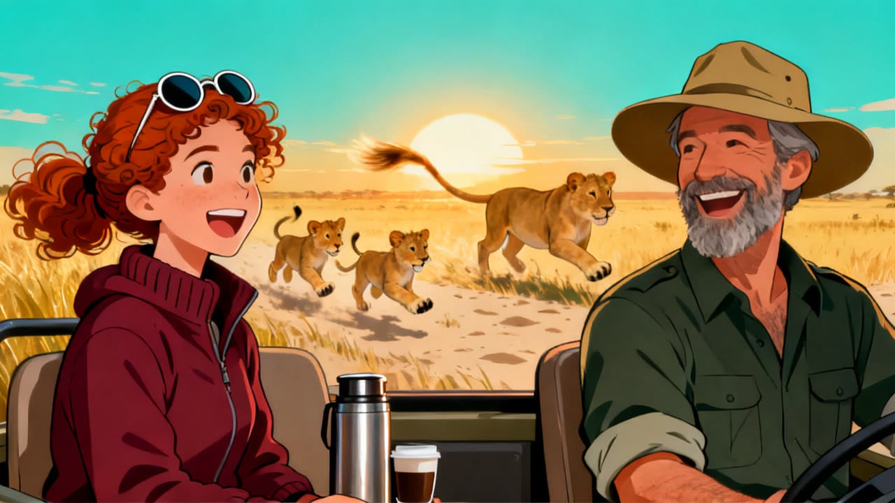 Safari at Dawn: Describing the Savannah