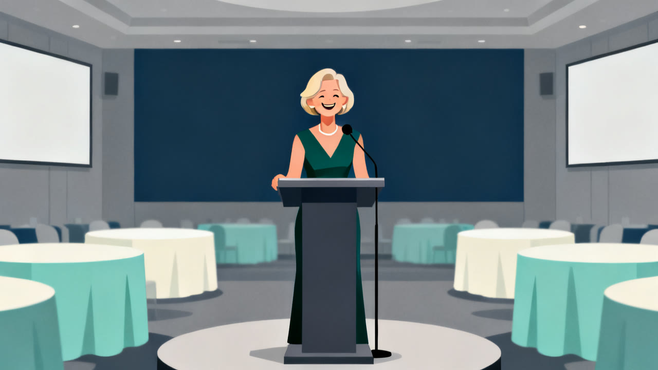 TOEIC Listening Part 4: An Awards Dinner and a Recorded Message