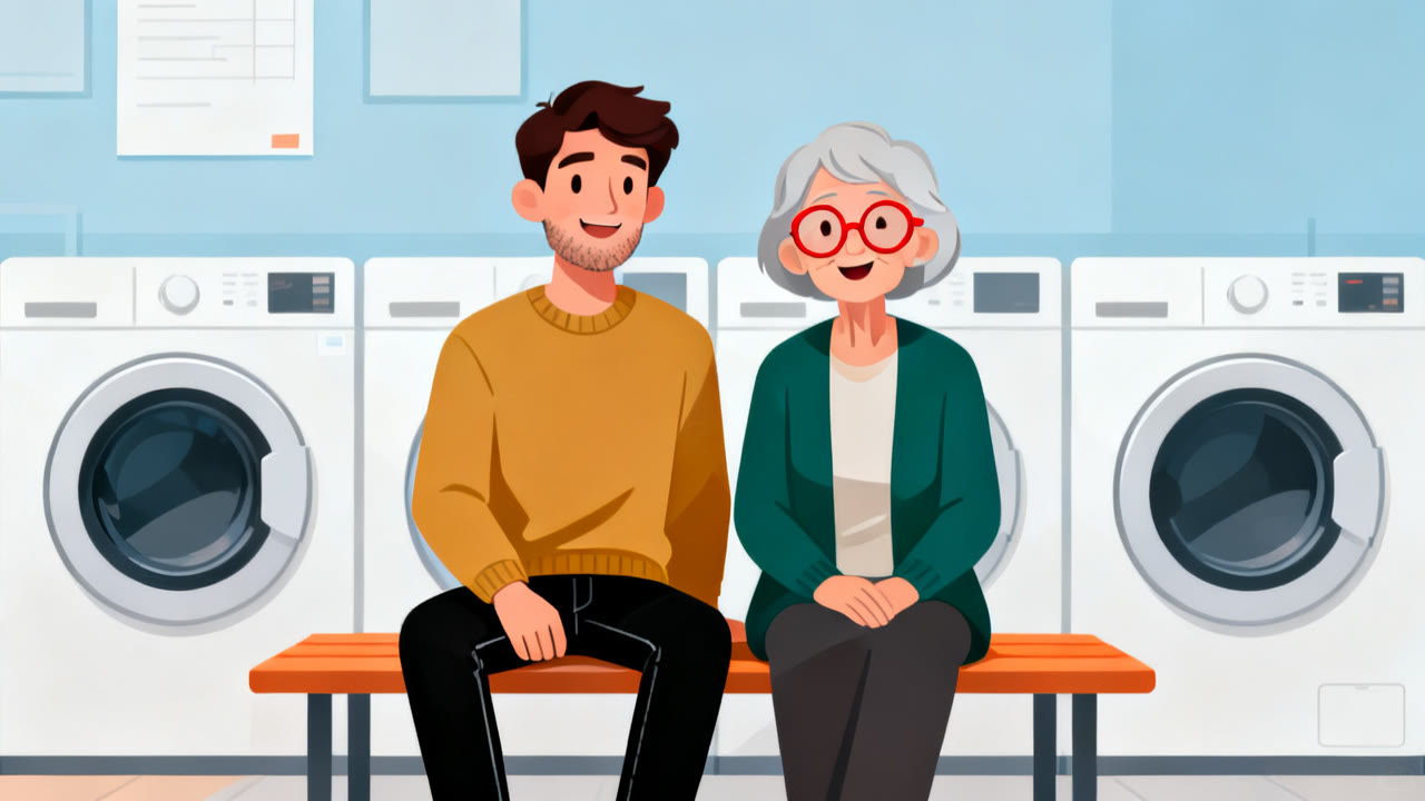 Lonely in a Big City: The Laundry Room Chat