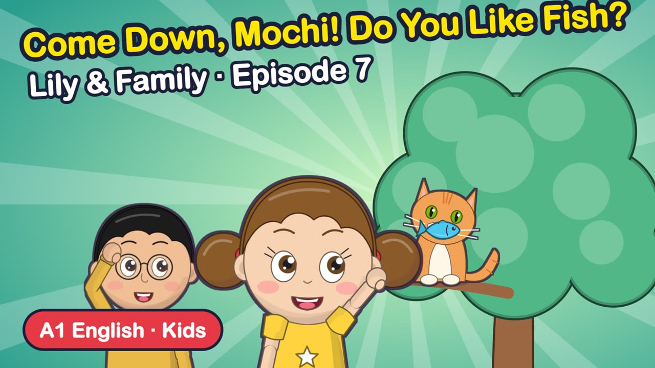 Come Down, Mochi! Do You Like Fish?