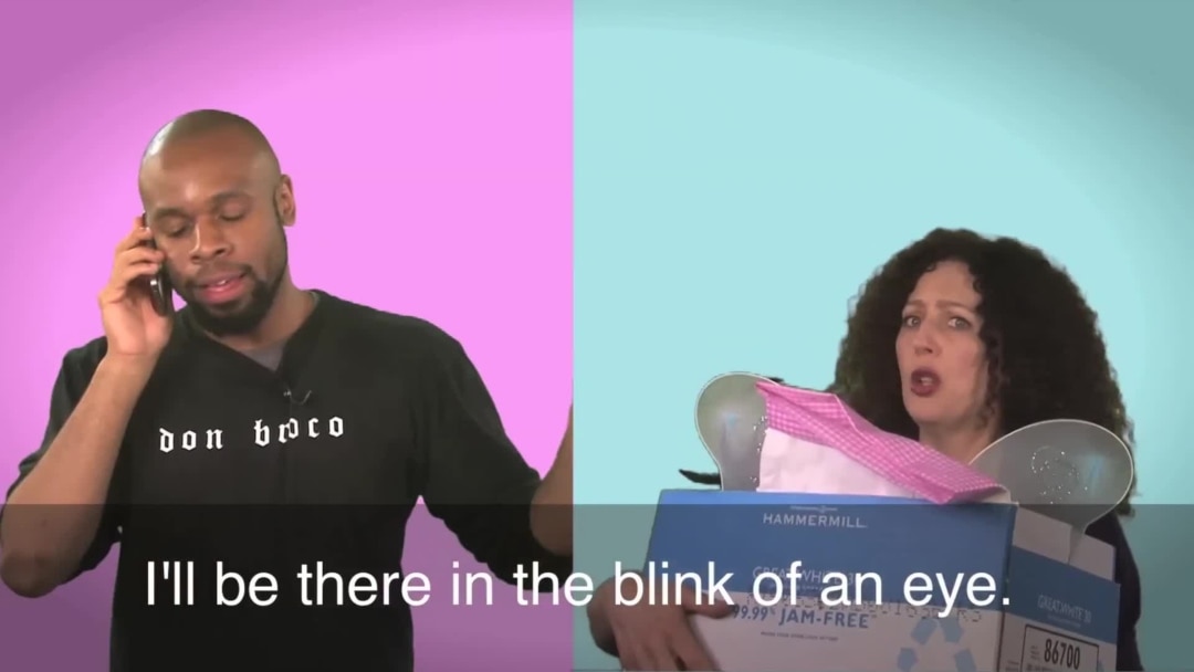 English in a Minute: In the Blink of an Eye
