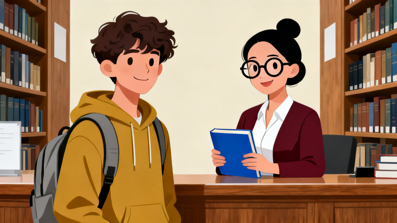 Practice Shadowing: TOEFL Campus Conversation: A Library Fine and a ...