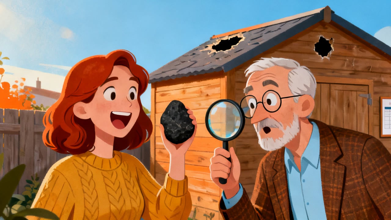 A Meteorite in the Garden? Calling the Museum