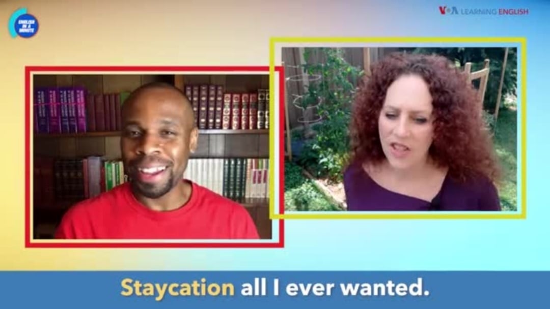 English in a Minute: Staycation
