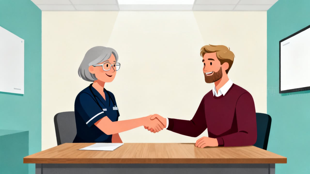 Job Interview: Nurse at a London Hospital