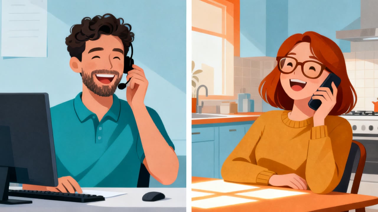 Calling the Internet Provider: Account Number and a Missed Appointment
