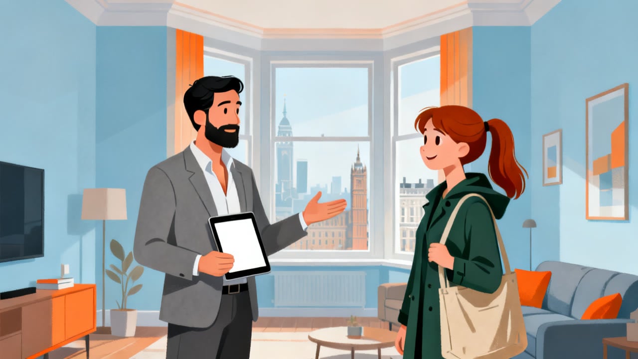 Viewing a Flat to Rent in London