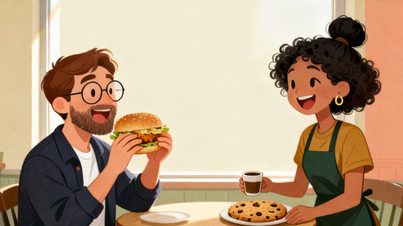 At the Café: Can I Have a Sandwich?