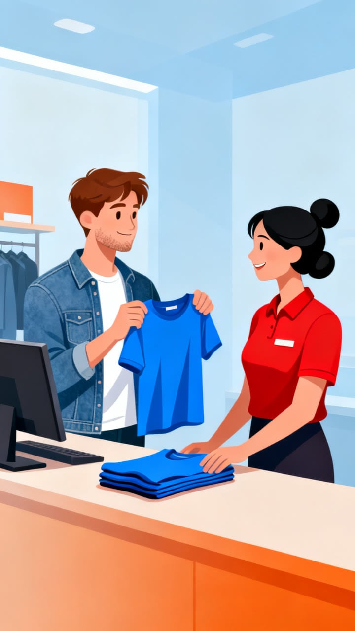 Returning a T-Shirt at the Store